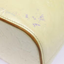 LOUIS VUITTON Monogram Vernis Houston Hand Bag Perle M91342 LV Auth fm3737-14