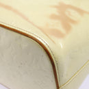 LOUIS VUITTON Monogram Vernis Houston Hand Bag Perle M91342 LV Auth fm3737-16