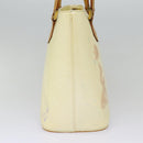 LOUIS VUITTON Monogram Vernis Houston Hand Bag Perle M91342 LV Auth fm3737-3