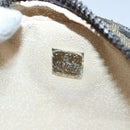 FENDI Zucca Canvas Pouch Brown Black Silver Auth fm3759-9