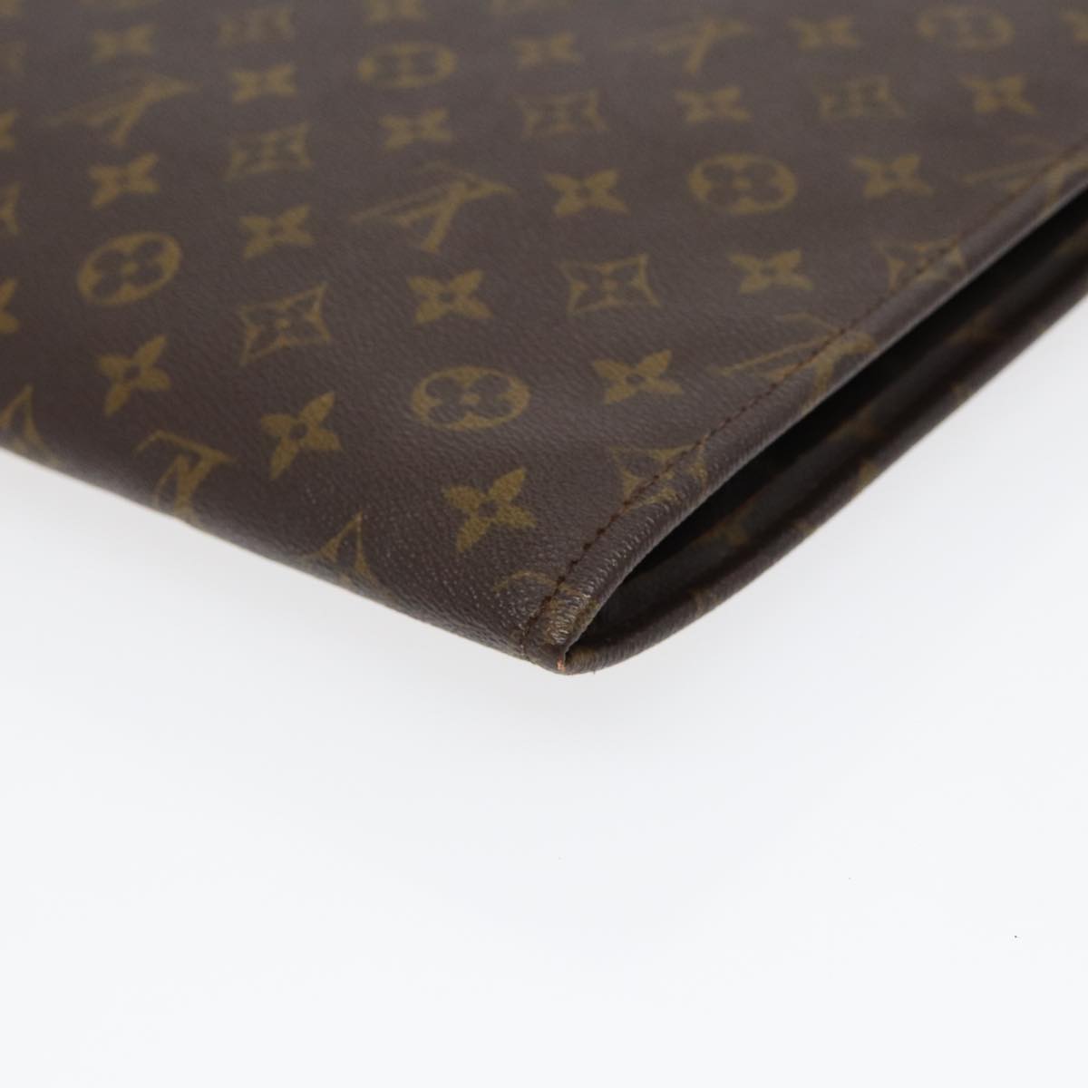 LOUIS VUITTON Monogram Posh Documents Clutch Bag M53456 LV Auth fm3774