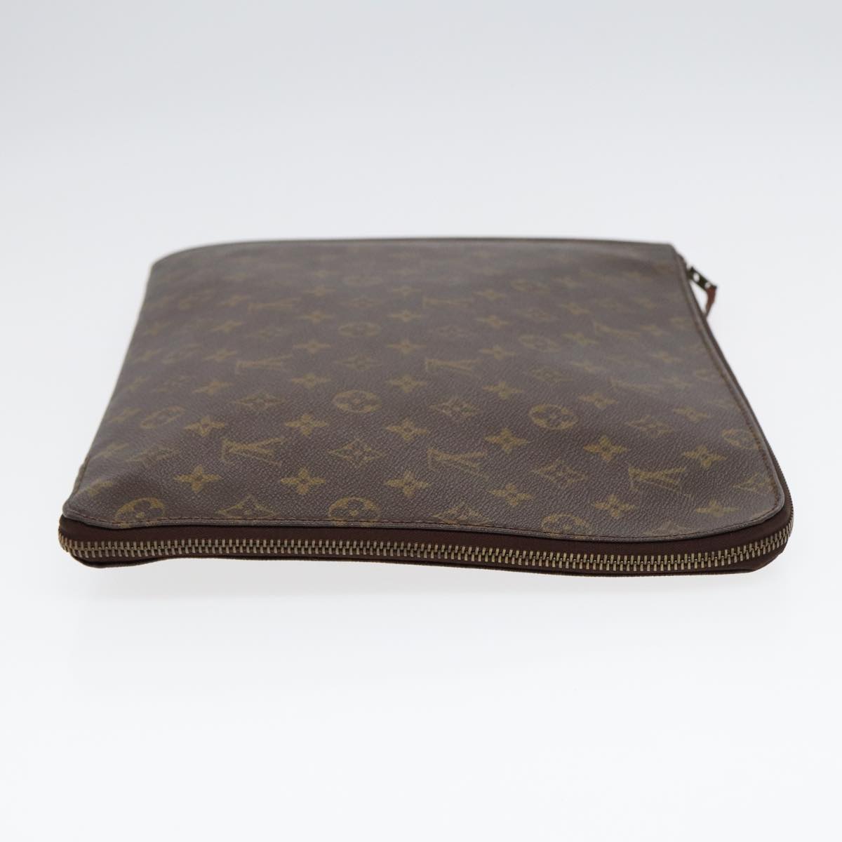 LOUIS VUITTON Monogram Posh Documents Clutch Bag M53456 LV Auth fm3774