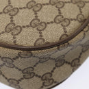 GUCCI GG Supreme Web Sherry Line Clutch Bag PVC Beige Red 89 01 034 Auth fm3793-15