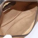 GUCCI GG Supreme Web Sherry Line Clutch Bag PVC Beige Rot 89 01 034 Auth fm3793-11