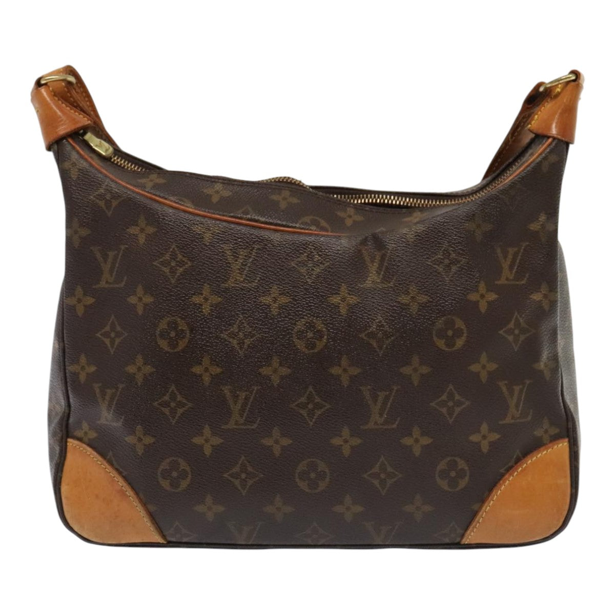 LOUIS VUITTON Monogram Boulogne 30 Shoulder Bag M51265 LV Auth fm3807