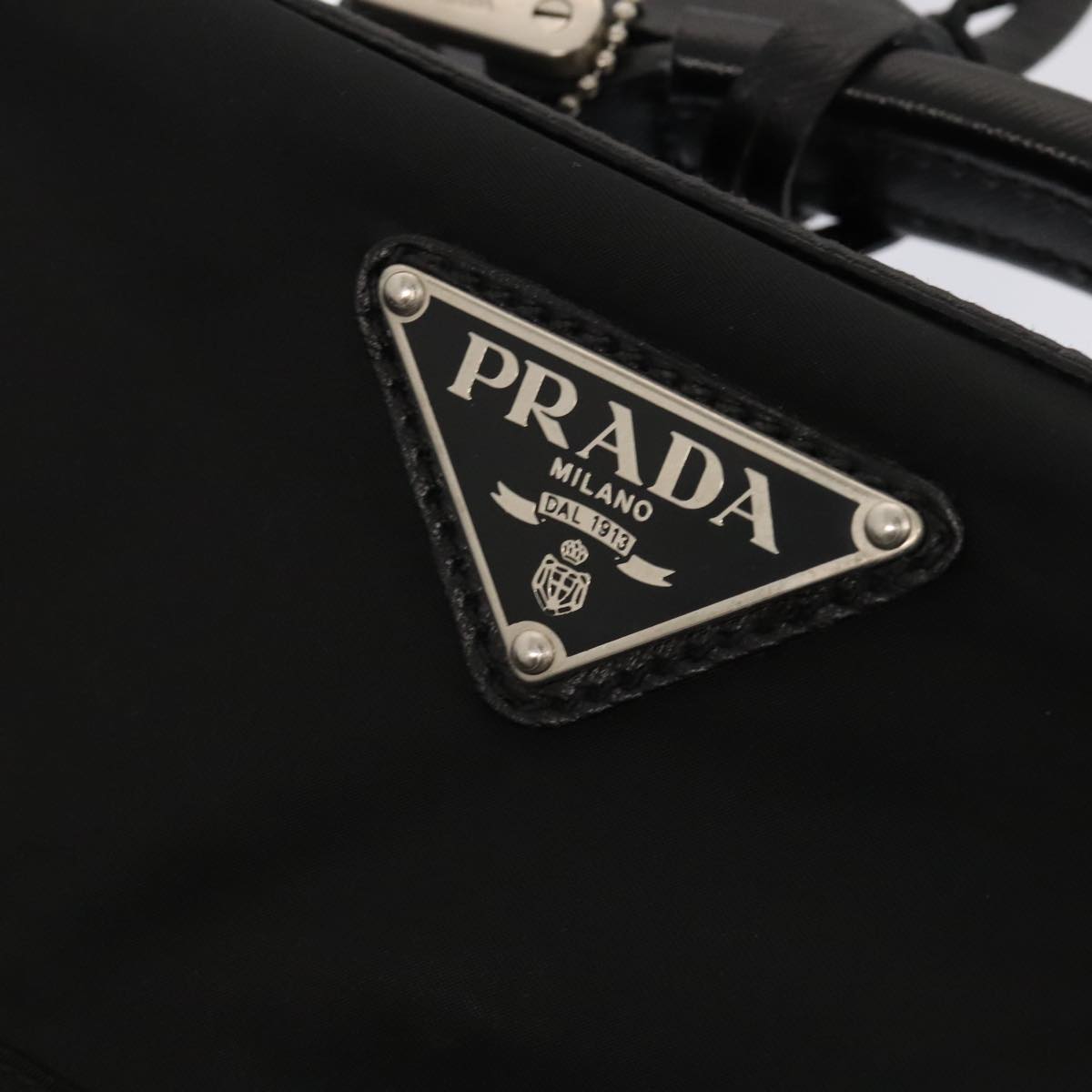 PRADA Garment Cover Nylon Black Auth fm3847