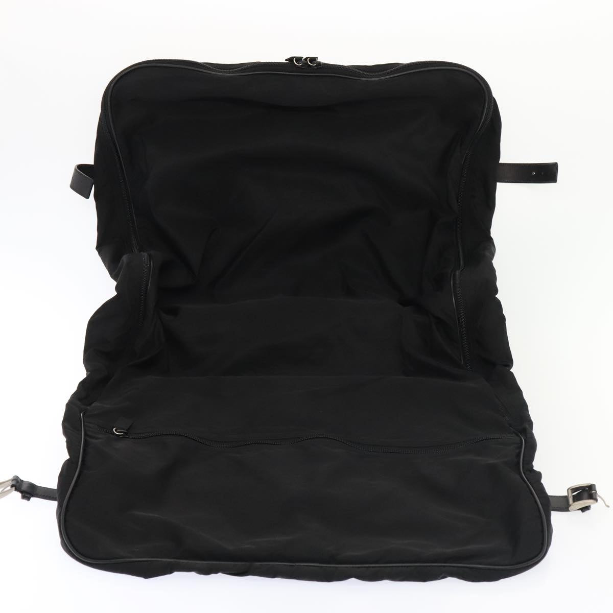 PRADA Garment Cover Nylon Black Auth fm3847