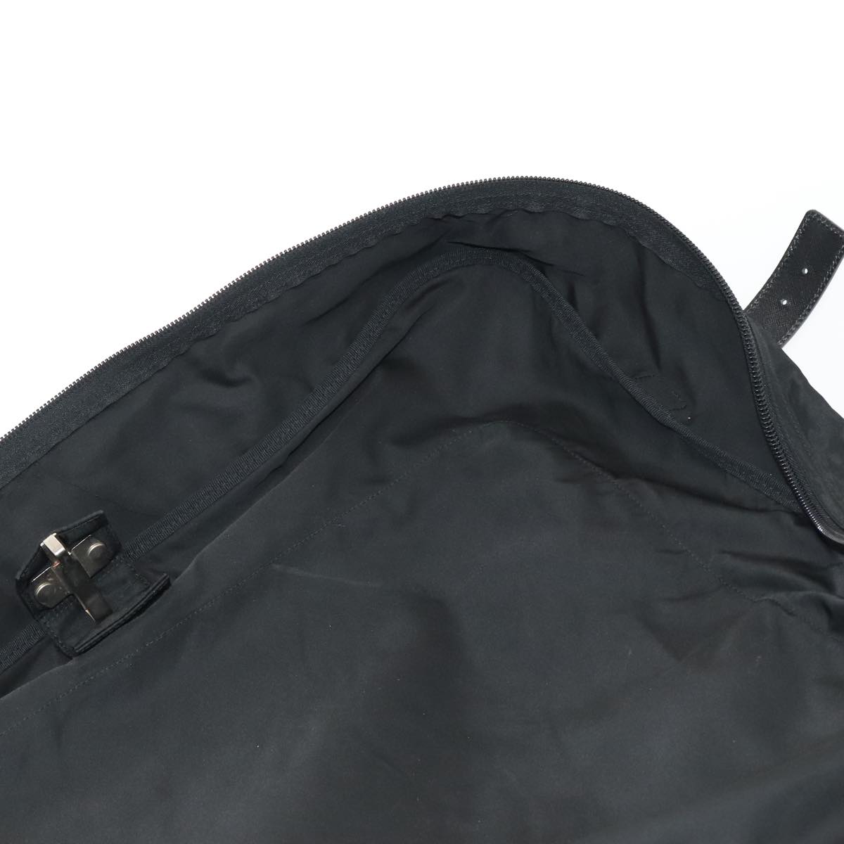 PRADA Garment Cover Nylon Black Auth fm3847