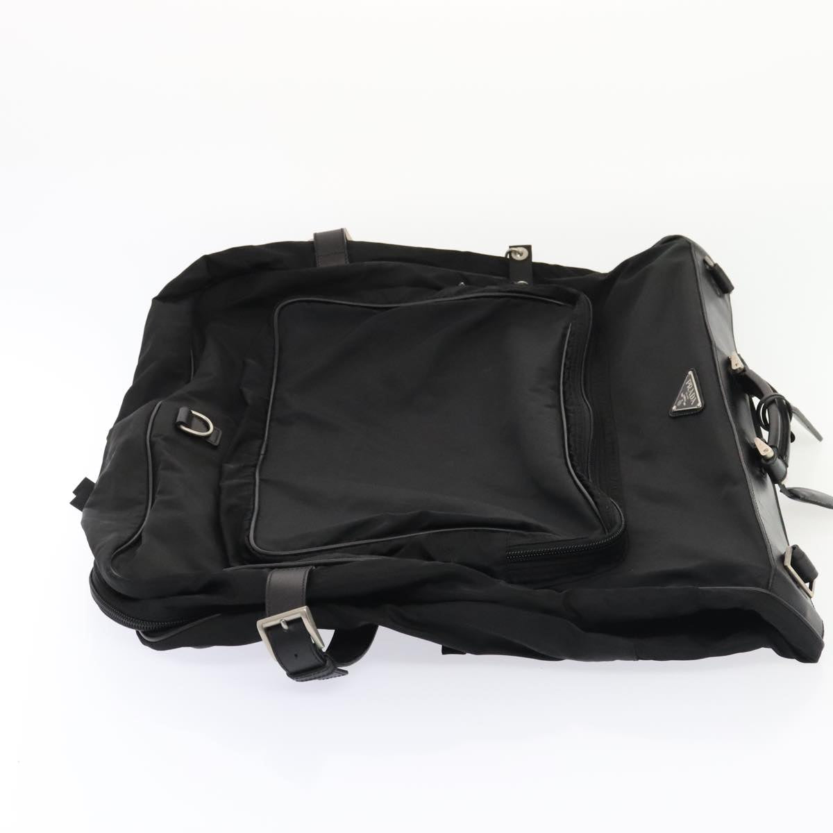 PRADA Garment Cover Nylon Black Auth fm3847