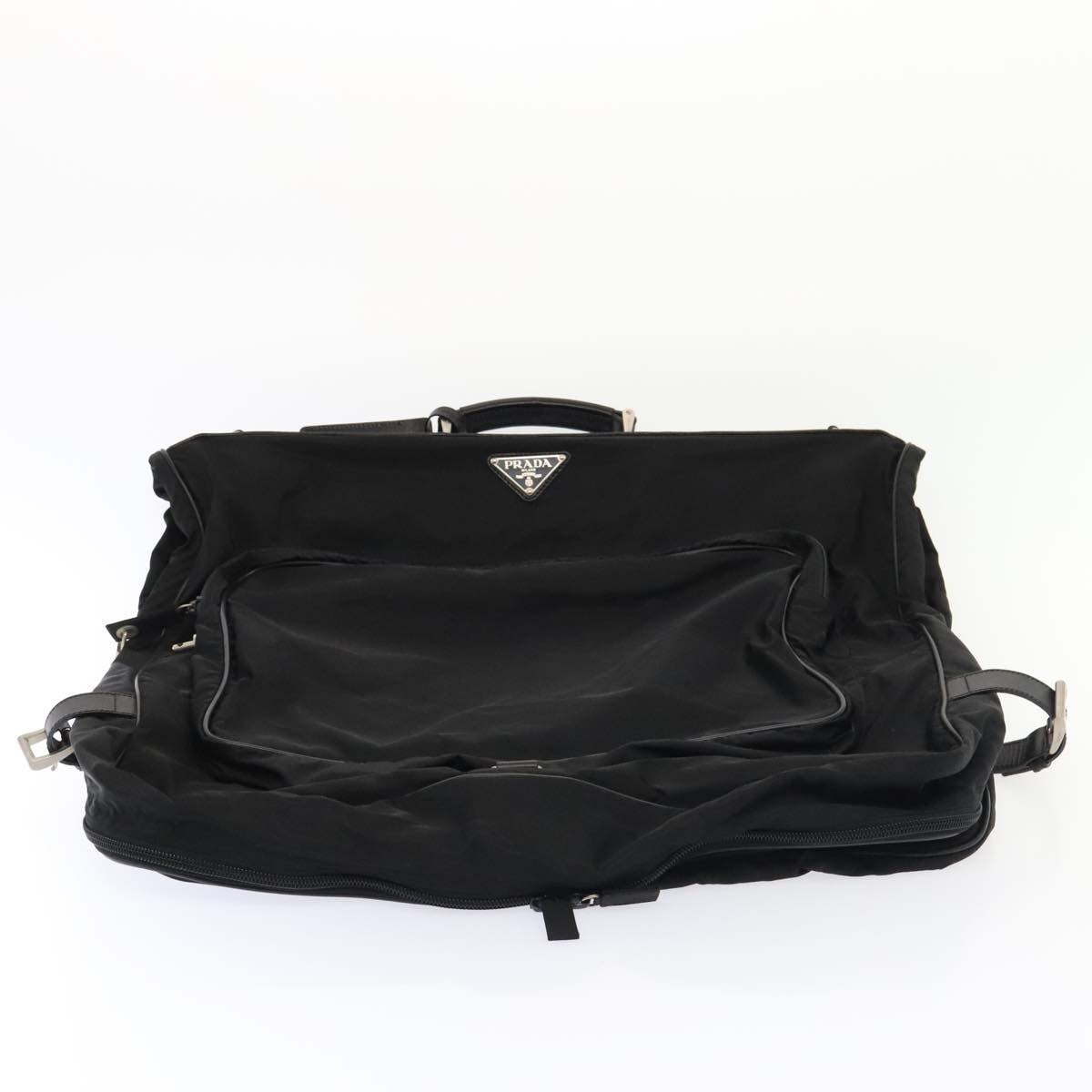 PRADA Garment Cover Nylon Black Auth fm3847