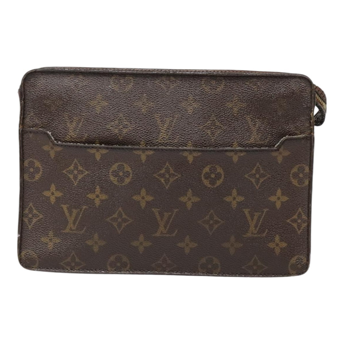 LOUIS VUITTON Monogram Pochette Homme Clutch Bag M51795 LV Auth fm3849