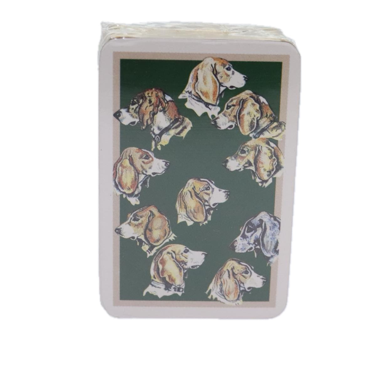 HERMES Mini Playing Cards Green Red Auth fm3851 - 0