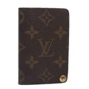 LOUIS VUITTON Monogram Porte Cartes Credit Pression Case M60937 LV Auth fm3852-1