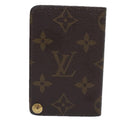 LOUIS VUITTON Monogram Porte Cartes Credit Pression Case M60937 LV Auth fm3852-2