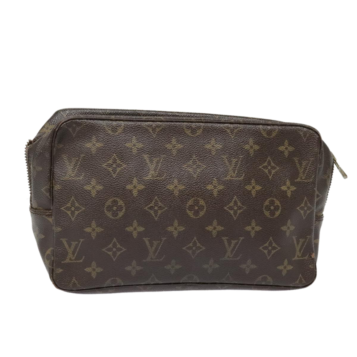 LOUIS VUITTON Monogram Trousse Toilette 28 Clutch Bag M47522 LV Auth fm3853