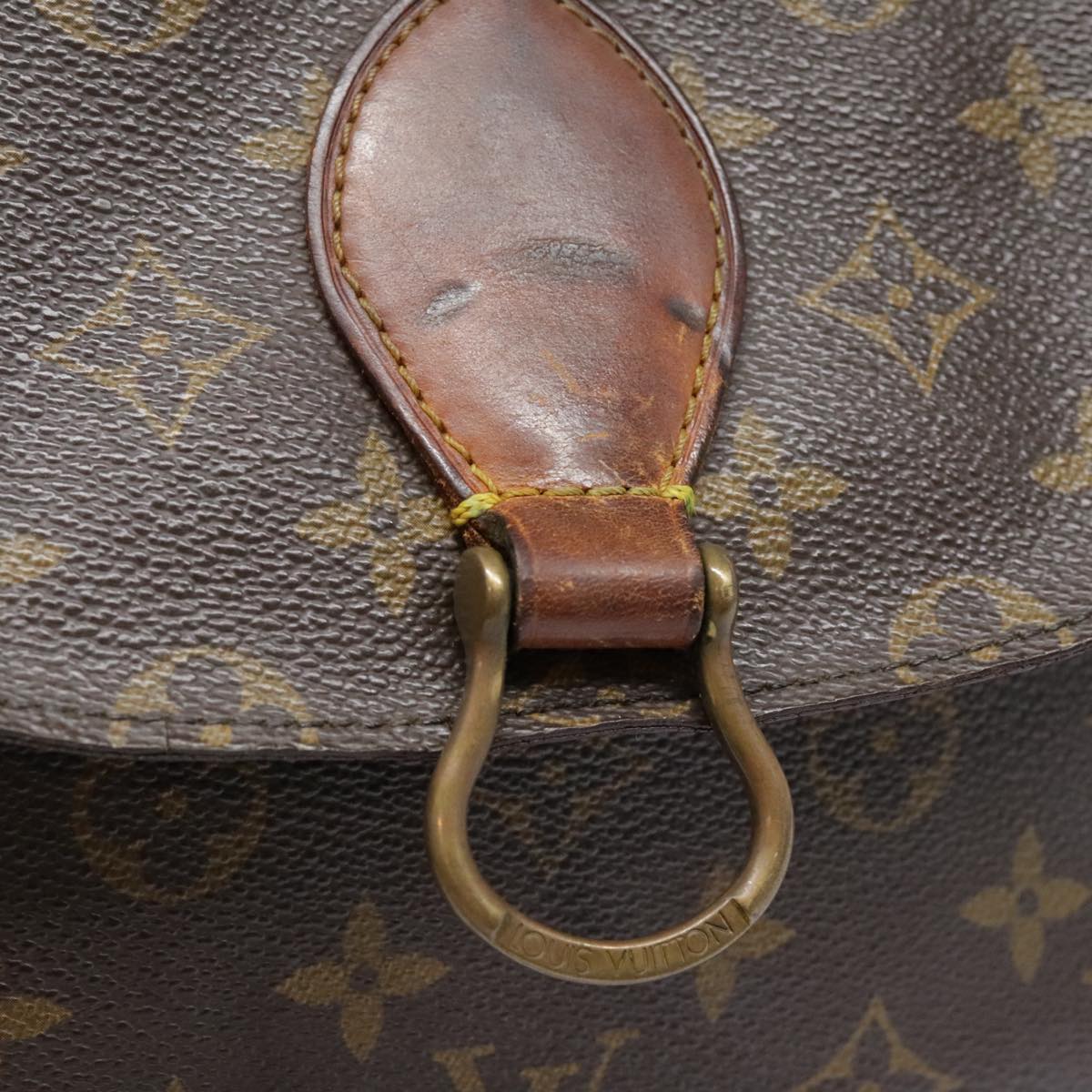 LOUIS VUITTON Monogram Saint Cloud GM Shoulder Bag M51242 LV Auth fm3856