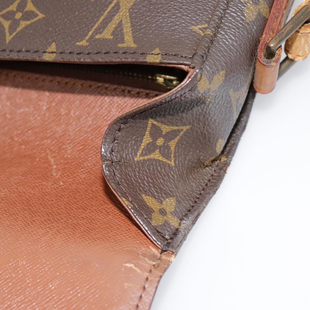 LOUIS VUITTON Monogram Saint Cloud GM Shoulder Bag M51242 LV Auth fm3856