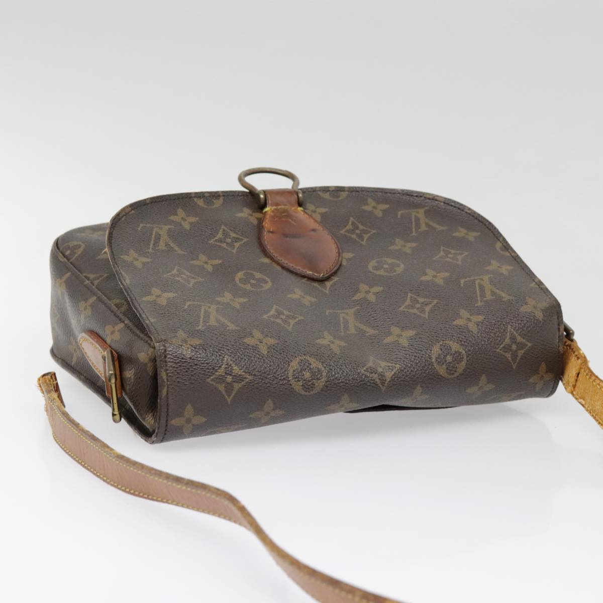 LOUIS VUITTON Monogram Saint Cloud GM Shoulder Bag M51242 LV Auth fm3856