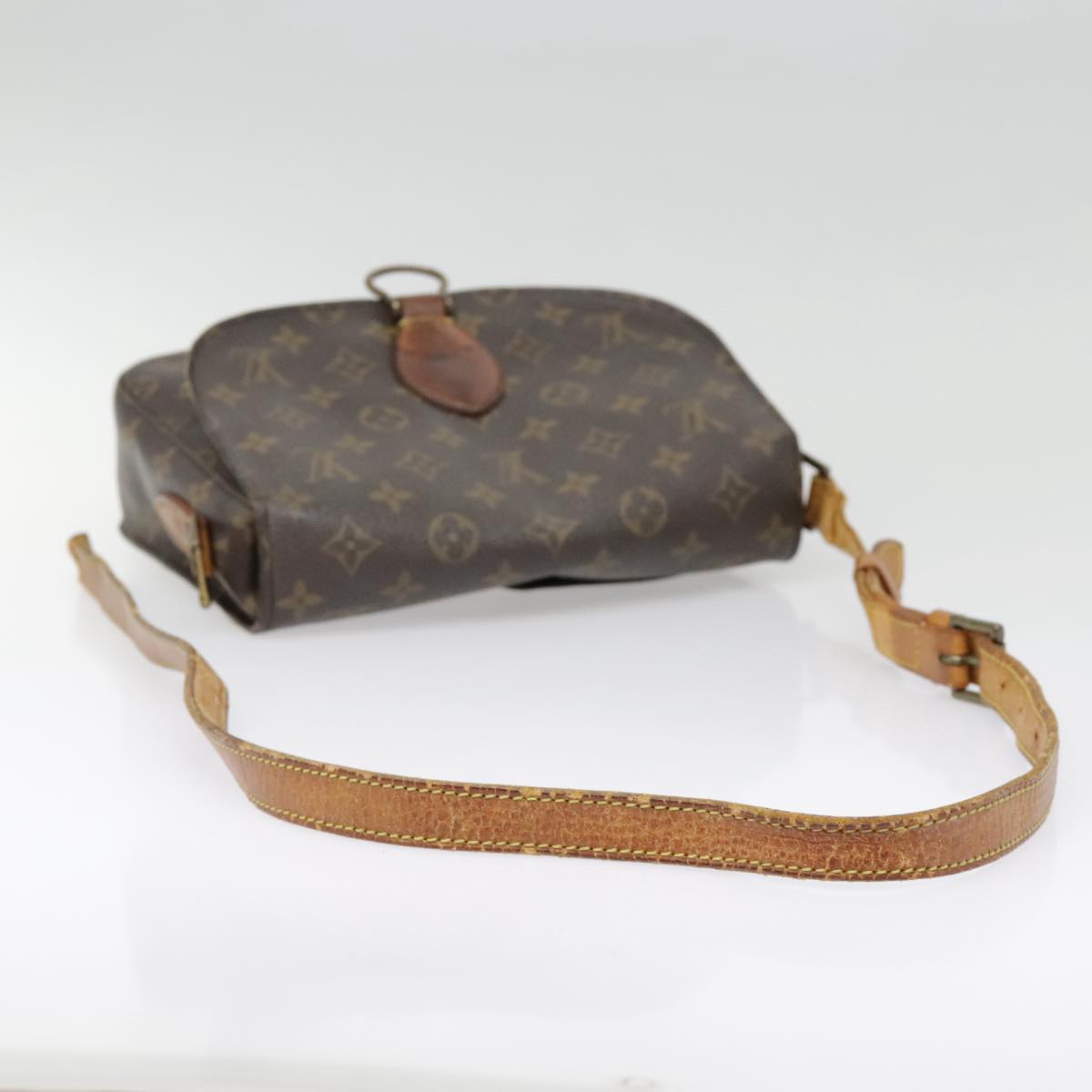 LOUIS VUITTON Monogram Saint Cloud GM Shoulder Bag M51242 LV Auth fm3856