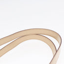 CELINE Tote Bag Canvas Leather Beige Silver Auth fm3874-8