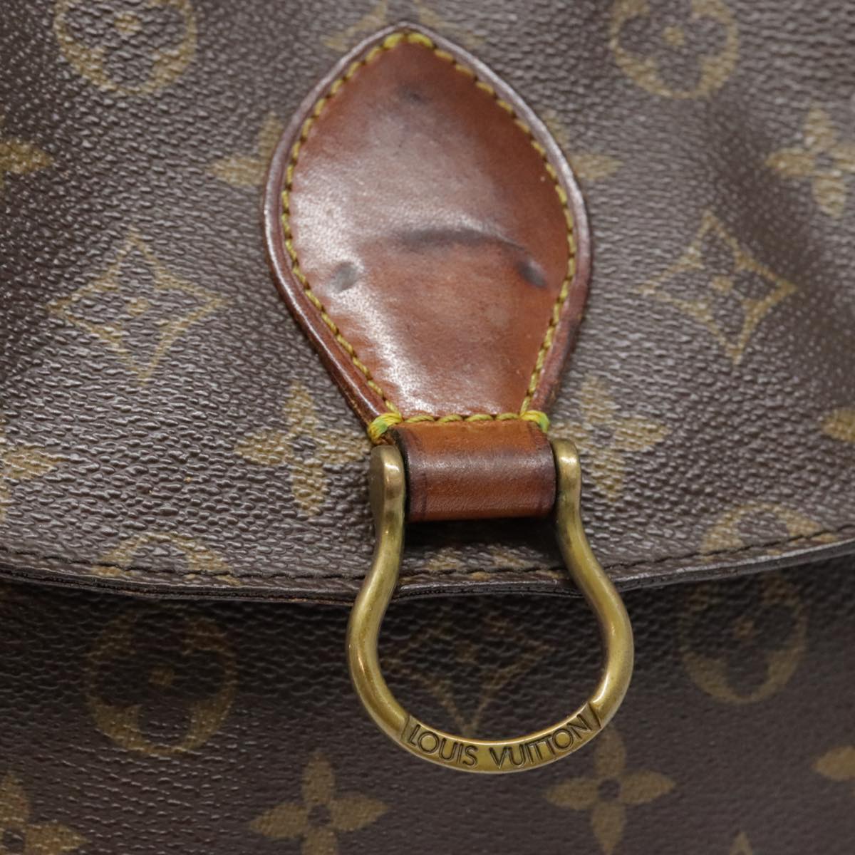 LOUIS VUITTON Monogram Saint Cloud GM Shoulder Bag M51242 LV Auth fm3884