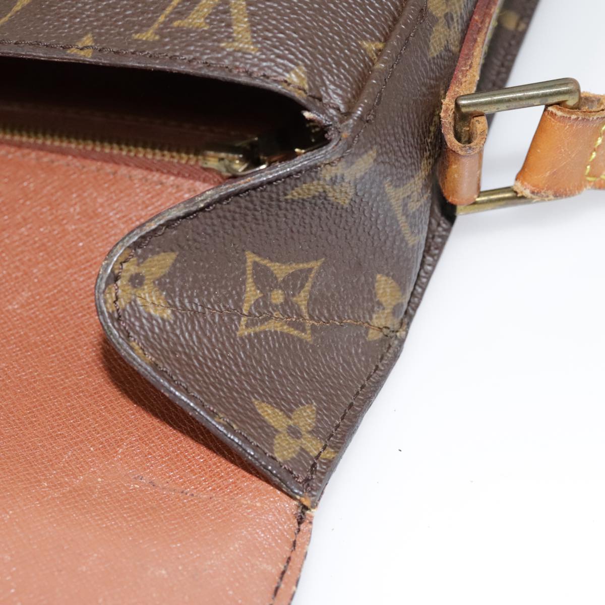 LOUIS VUITTON Monogram Saint Cloud GM Shoulder Bag M51242 LV Auth fm3884