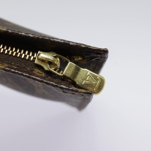 LOUIS VUITTON Monogram Bucket PM Accessory Pouch LV Auth fm3896