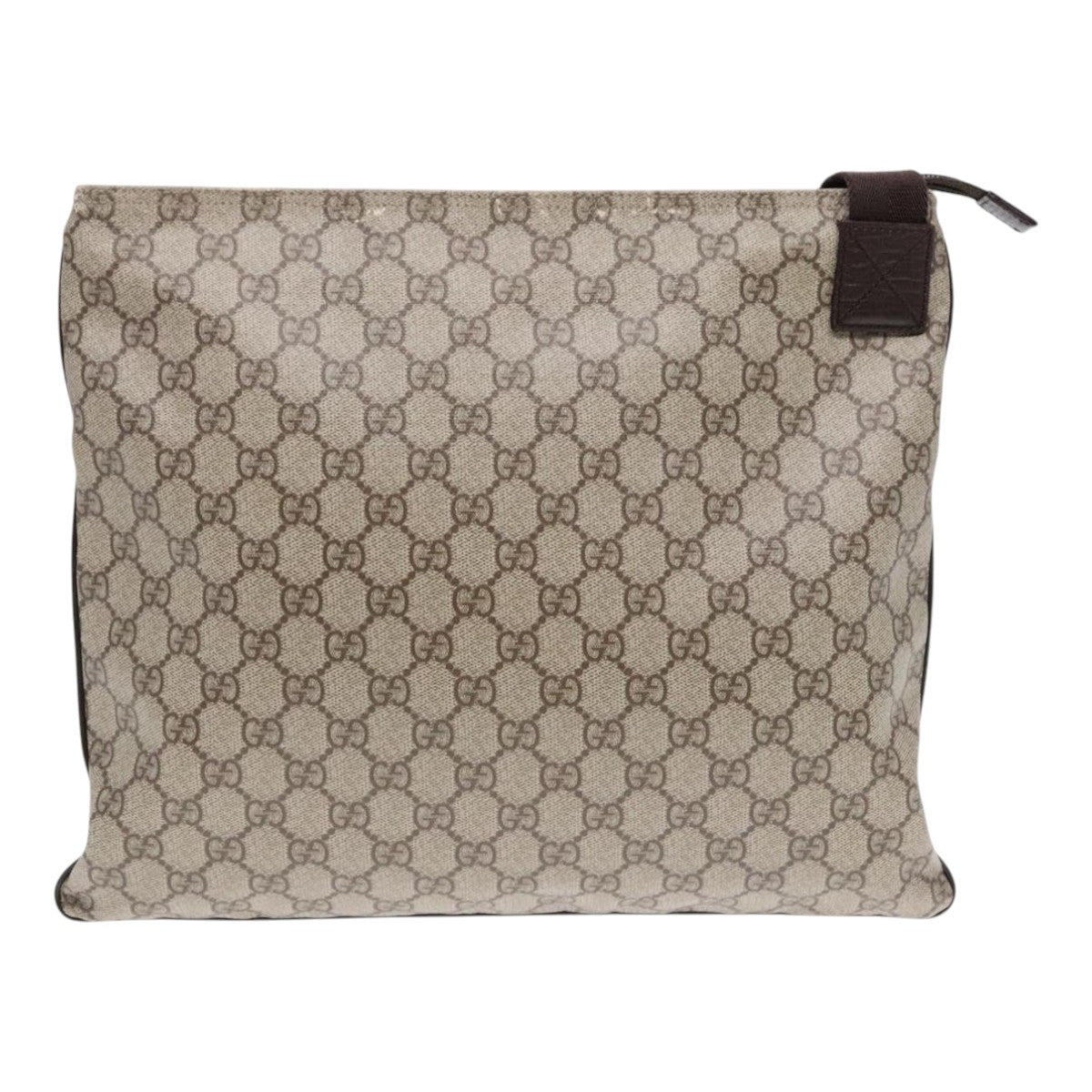 GUCCI GG Canvas Shoulder Bag Coated Canvas Beige Auth fm3897 - 0