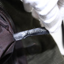 FENDI Tote Bag Corduroy Khaki Auth fm3899-12