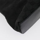 GUCCI New Jackie GG Canvas Shoulder Bag Black Silver 110291 Auth fm3912-14