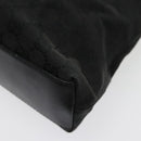 GUCCI New Jackie GG Canvas Shoulder Bag Black Silver 110291 Auth fm3912-15