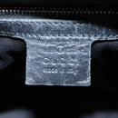 GUCCI New Jackie GG Canvas Shoulder Bag Black Silver 110291 Auth fm3912-18