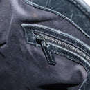 GUCCI New Jackie GG Canvas Shoulder Bag Black Silver 110291 Auth fm3912-21