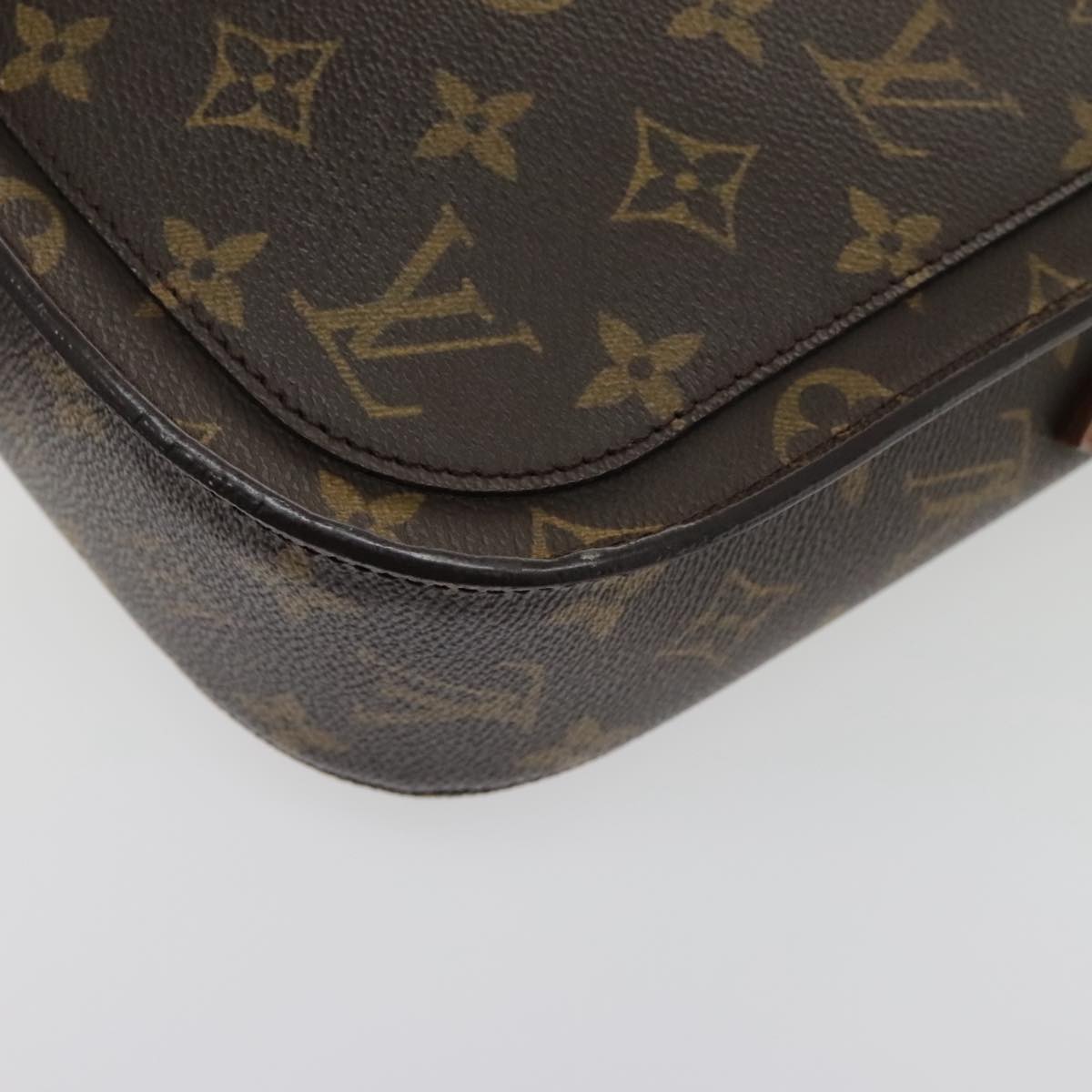 LOUIS VUITTON Monogram Saint Cloud GM Shoulder Bag M51242 LV Auth fm3925