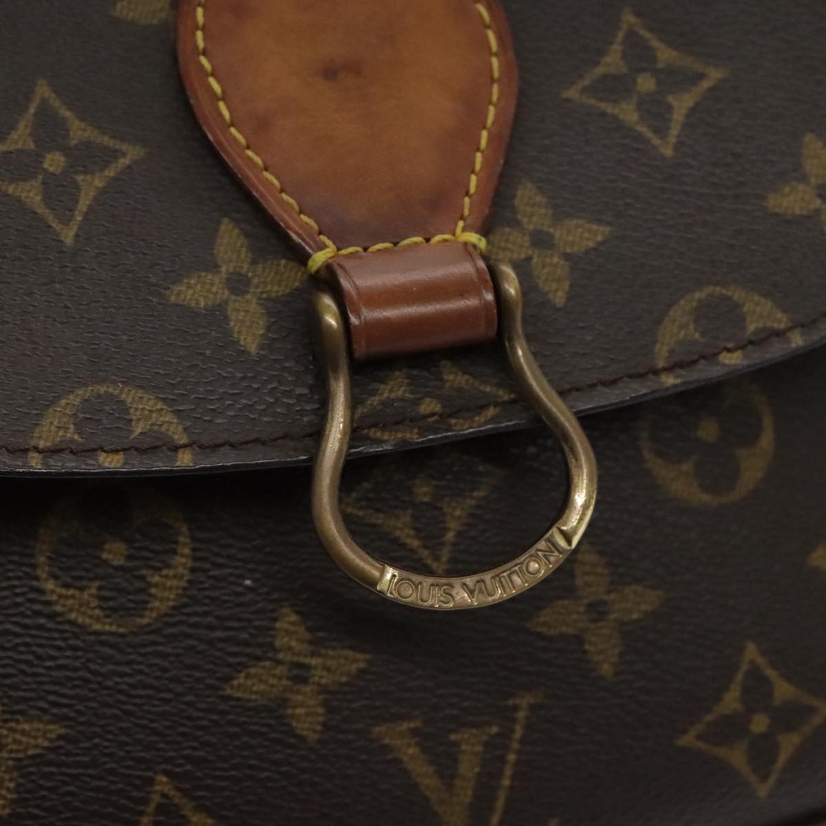 LOUIS VUITTON Monogram Saint Cloud GM Shoulder Bag M51242 LV Auth fm3925