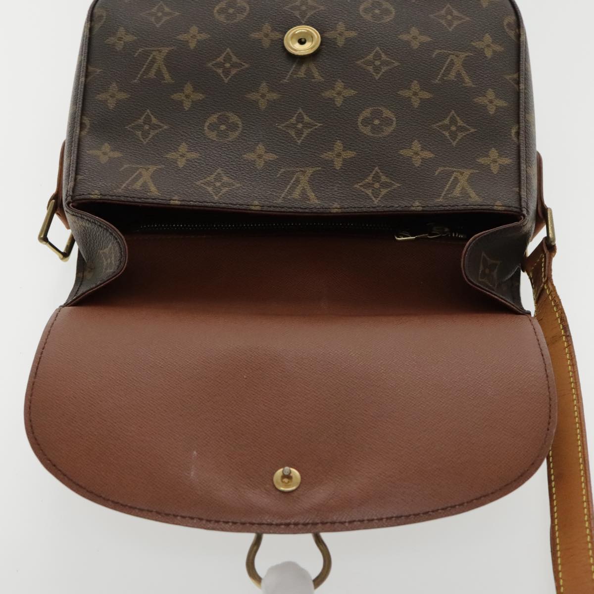 LOUIS VUITTON Monogram Saint Cloud GM Shoulder Bag M51242 LV Auth fm3925