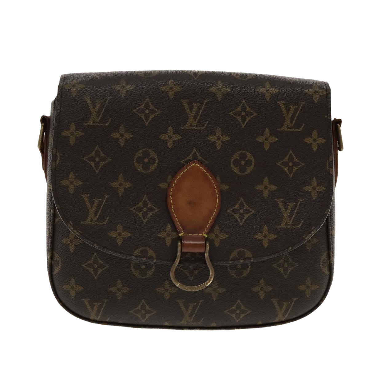 LOUIS VUITTON Monogram Saint Cloud GM Shoulder Bag M51242 LV Auth fm3925