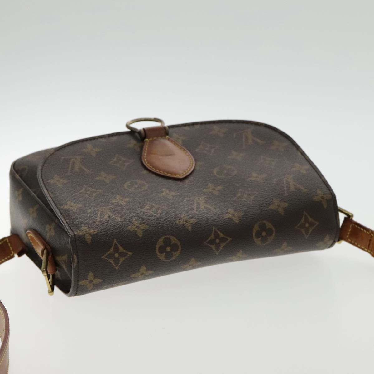 LOUIS VUITTON Monogram Saint Cloud GM Shoulder Bag M51242 LV Auth fm3925