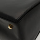 Salvatore Ferragamo Shoulder Bag Leather 2way Black Gold Auth fm3947-17