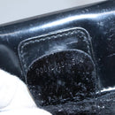 GUCCI Hand Bag Enamel 2way Black Silver 000 1013 0504 Auth fm3966-12