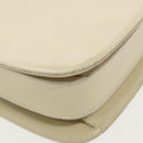 GUCCI Shoulder Bag Leather White Silver 001 2046 1719 Auth fm3967-14