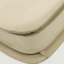 GUCCI Shoulder Bag Leather White Silver 001 2046 1719 Auth fm3967-16