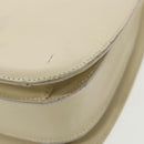 GUCCI Shoulder Bag Leather White Silver 001 2046 1719 Auth fm3967-9
