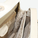 GUCCI Shoulder Bag Leather White Silver 001 2046 1719 Auth fm3967-18