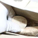 GUCCI Shoulder Bag Leather White Silver 001 2046 1719 Auth fm3967-12