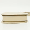 GUCCI Shoulder Bag Leather White Silver 001 2046 1719 Auth fm3967-5