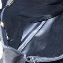 BALLY Chain Shoulder Bag Leather Black Gold Auth fm3969-11