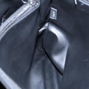 BALLY Chain Shoulder Bag Leather Black Gold Auth fm3969-18