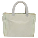 PRADA Hand Bag Nylon Gray Auth fm3988-13