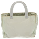 PRADA Hand Bag Nylon Gray Auth fm3988-2
